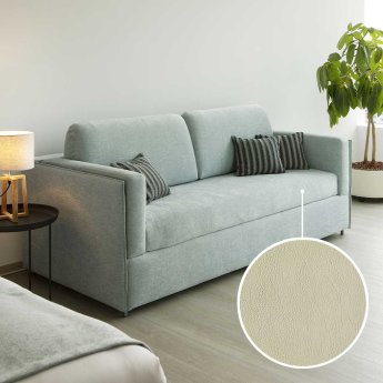 Etagensofa Meran mit Padova Plus | silbergrau 