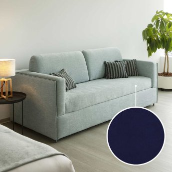 Sofa-bunk bed Meran with Tunis | navy 