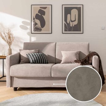 Schlafsofa Riva mit Wallace | grau 