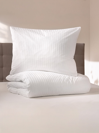 Mako damask bed linen Catania | white 