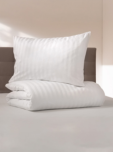 Mako damask bed linen Capri | white 