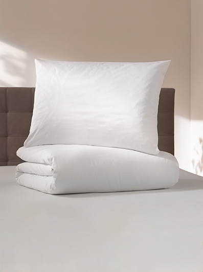 Damask lightweight bed linen Ravenna | white 
