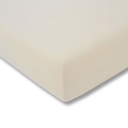 Quality fitted sheet Feinjersey 23 cm | champagne 