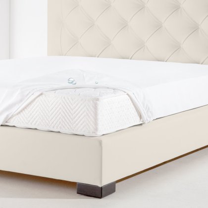 Anti-allergenic hygienic mattress cover Care Plus 30 cm | white 