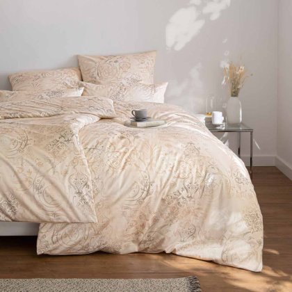 Interlock jersey bed linen set Gregorio | sand 
