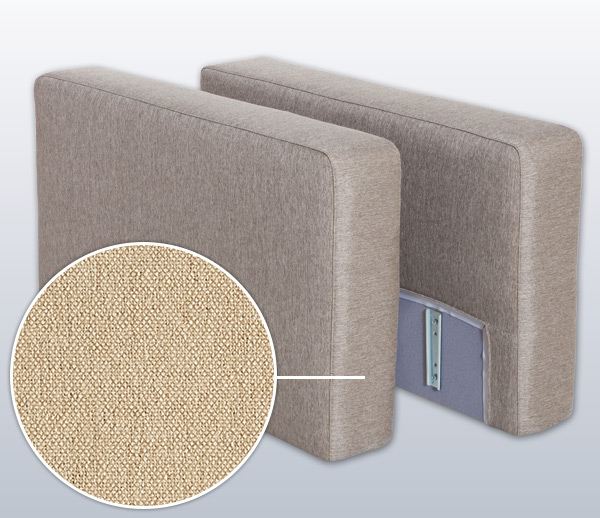 Armrest-Set with Seattle, Variation D | beige 