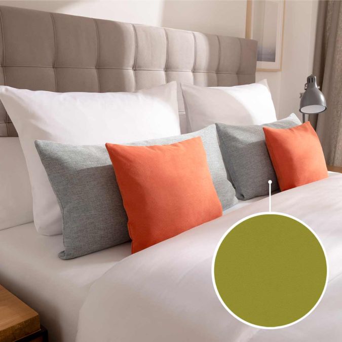 Decorative cushion cover without stand-up seam with Manhattan | kiwi 