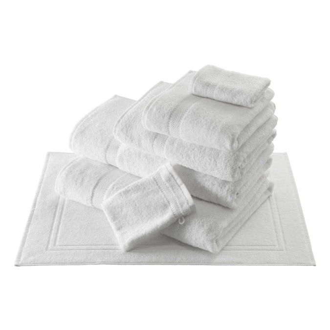 single yarn terry towel Imperial | white 