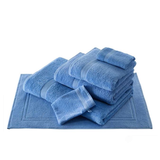 Single yarn terry towel Imperial | azure 