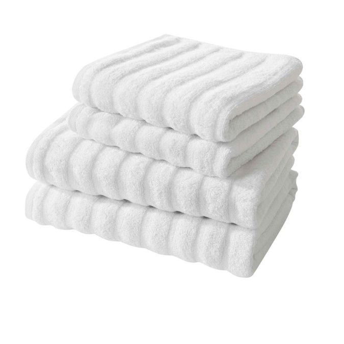 Twisted terry towel Shower towel Samos | white 