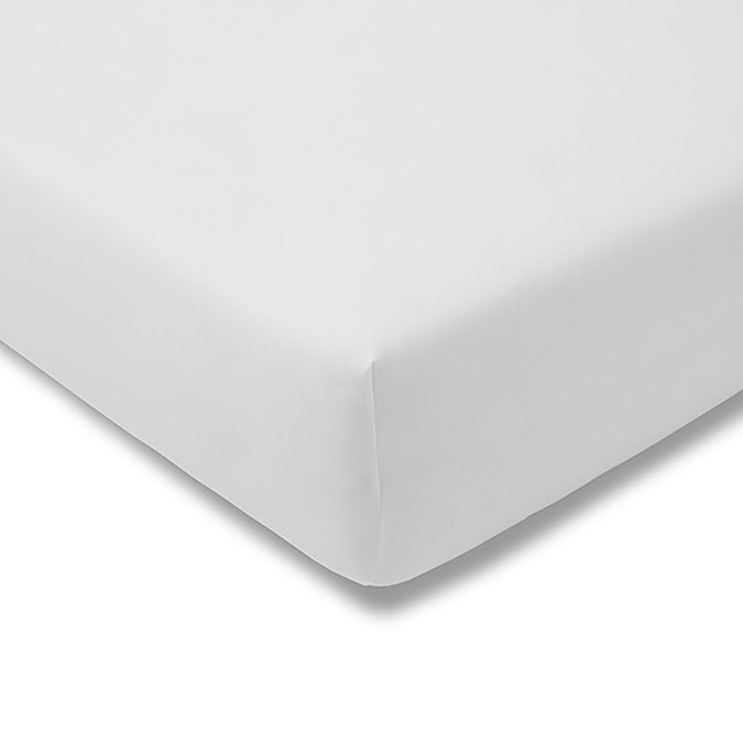 Quality fitted sheet Jerseyform 18 cm | white 