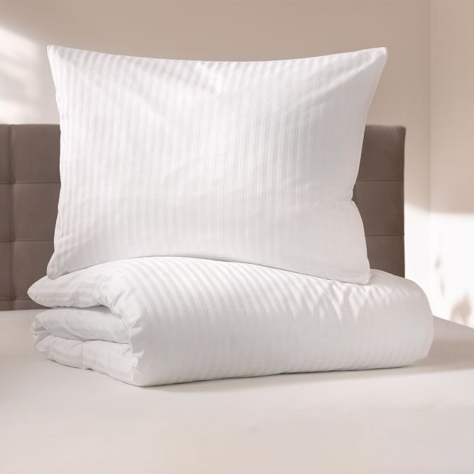 Mako damask bed linen Catania | white 