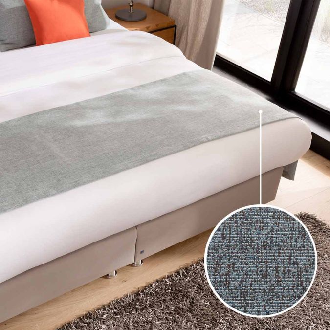 Fußplaid Fano mit Cornwall | bleu 