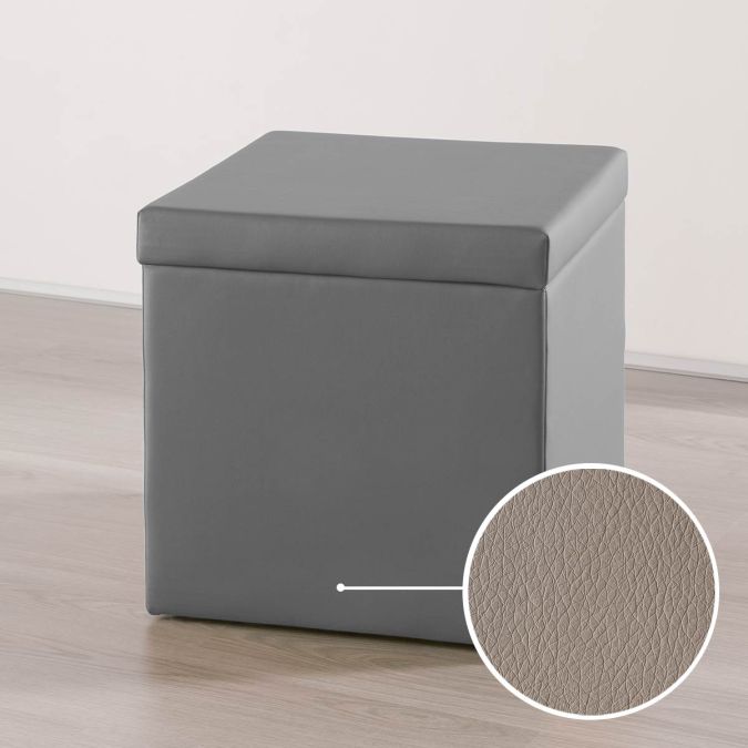 Cube seat Alea with Maine | grey-brown 