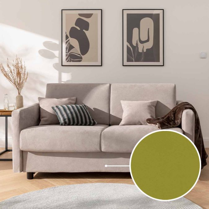 Sleeping sofa Riva with Manhattan | kiwi 