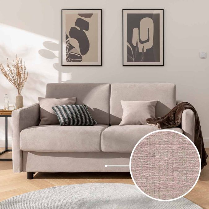 Sleeping sofa Riva with Paris | rosewood 