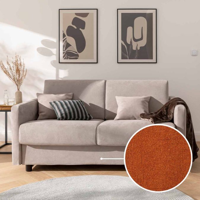 Sleeping sofa Riva with Seattle | terra 