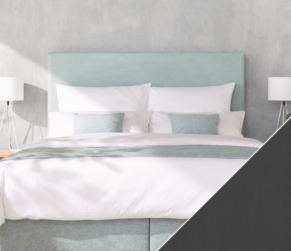 Decorative cushion cover without stand-up seam with Tunis | graphite 040x080 cm