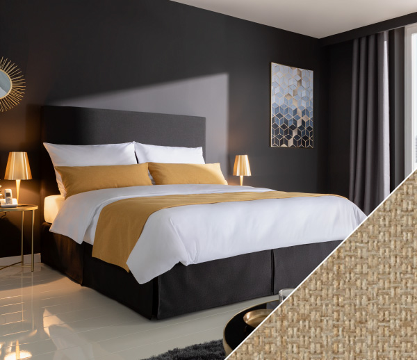 Bettläufer Fano mit Alba | beige 060x250 cm