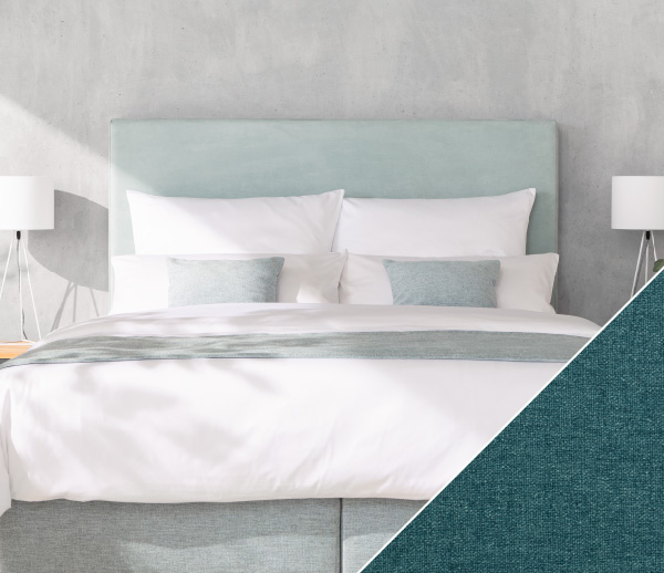 Decorative cushion cover without stand-up seam with Seattle | aquamarine 035x040 cm