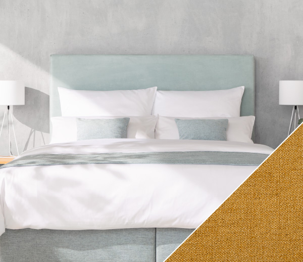 Decorative cushion cover without stand-up seam with Seattle | brass 050x050 cm