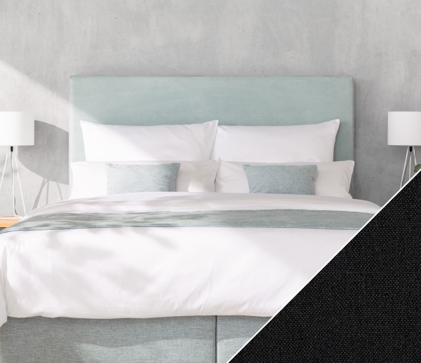 Decorative cushion cover without stand-up seam with Seattle | black 035x040 cm