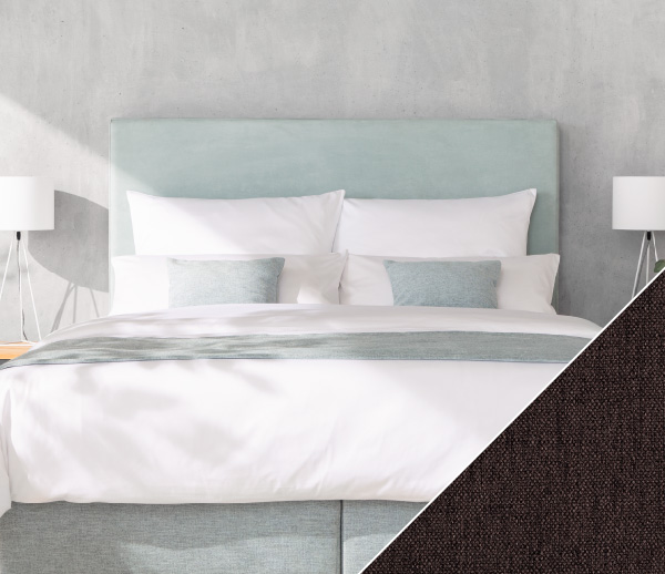 Decorative cushion cover without stand-up seam with Seattle | chocolate 040x080 cm