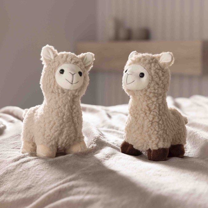 Kinder-Kuscheltier Alpaka Rosi 19 cm