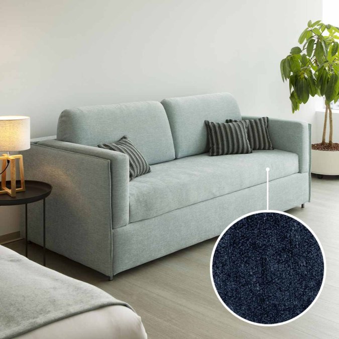 Etagensofa Meran mit Buffalo | navy 