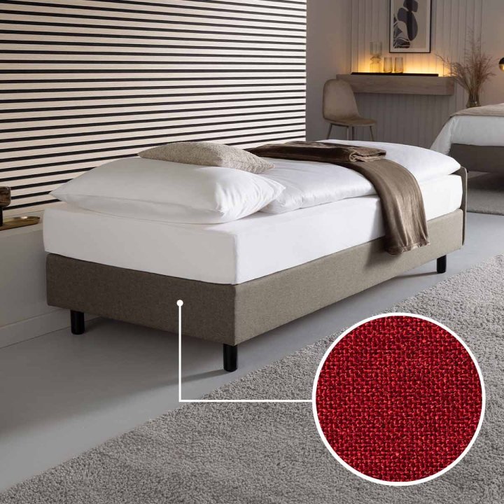 Rollaway bed GrandGuest | burgundy 