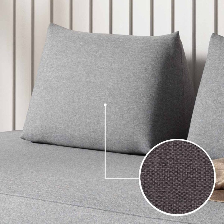 Cushion Sirmione (for sofa bed) with Olbia | aubergine 