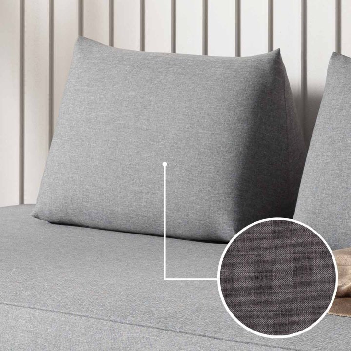 Cushion Sirmione (for sofa bed) with Olbia | grey 