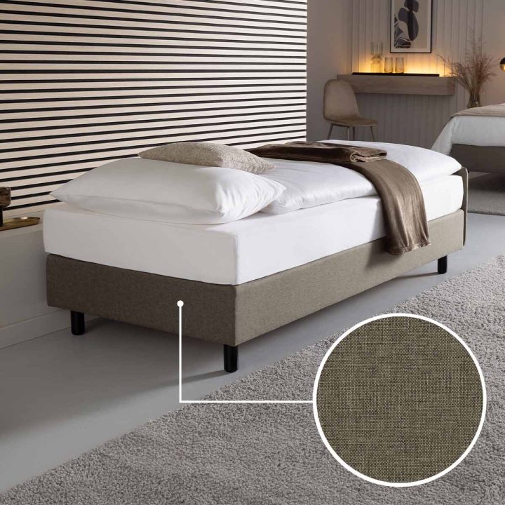 Beistellbett Grand Guest mit Bari | taupe 