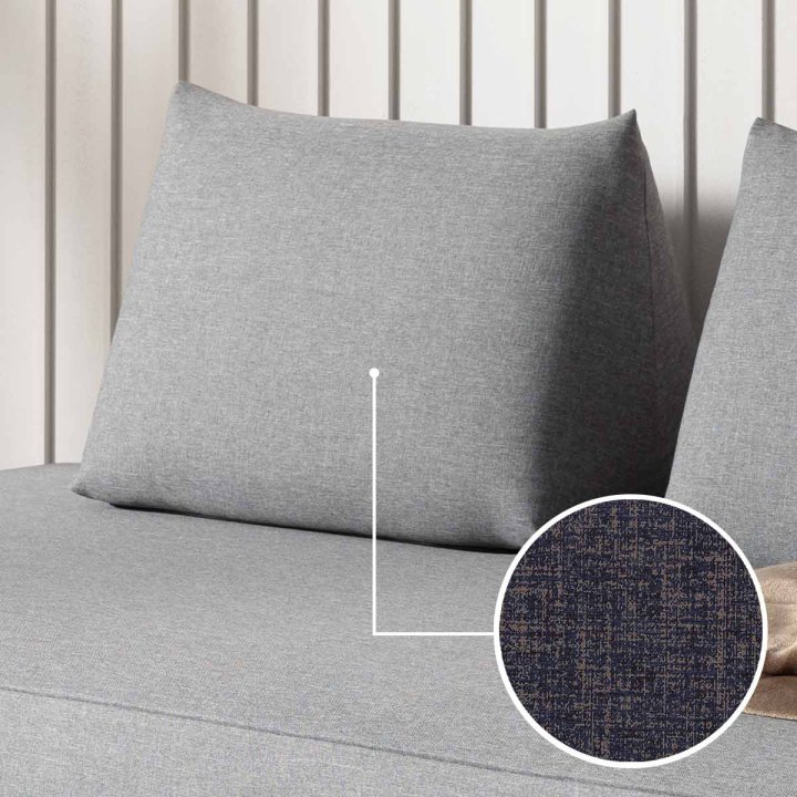 Cushion Sirmione (for sofa bed) with Sacramento | navy 