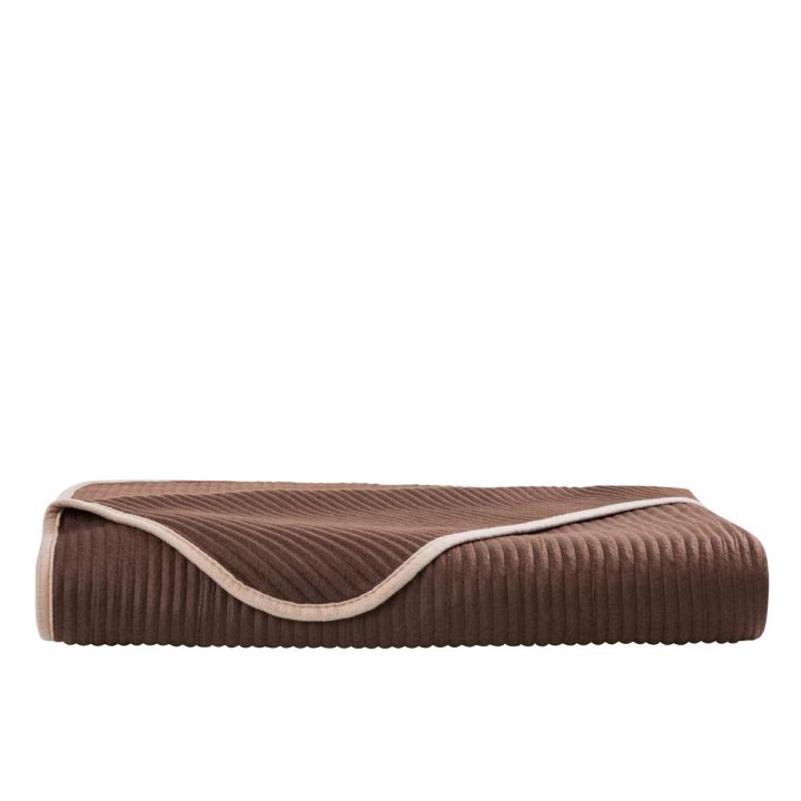 Fleece-Decke Stola | kakao 