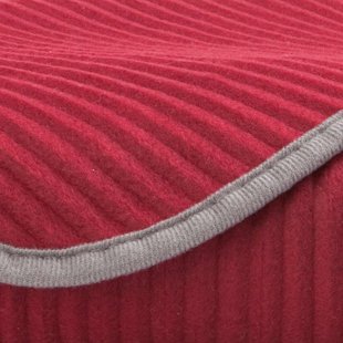 Fleece-Decke Stola | burgund  2