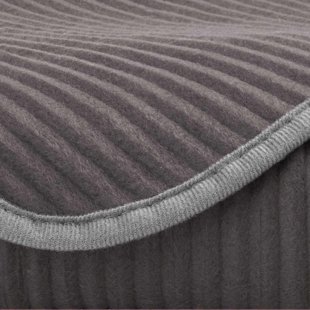 Fleece-Decke Stola | anthrazit  2