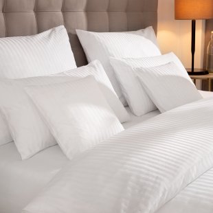 Mako damask bed linen Catania | white 