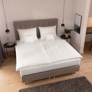 Interlock jersey bed linen Nirone | nature 