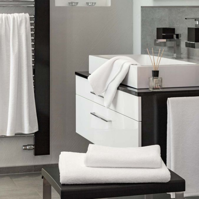 Zwirnfrottier Handtücher für Hotel & Sauna | FBF bed&more