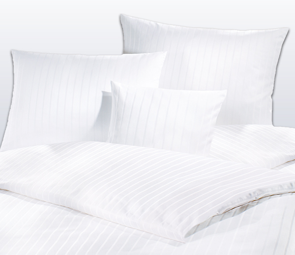 Fbf Bed More Baronesse Mako Satin Lightweight Bed Linen White